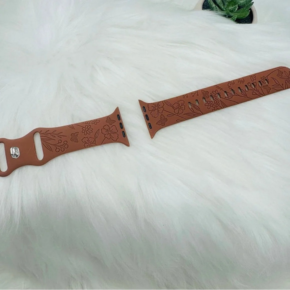 New Floral Design Apple Watch Bands  42mm 44mm 45mm 49mm Bundle  2 - Picture 2 of 7